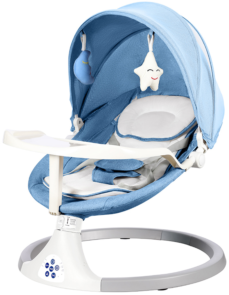 Электрокачели - шезлонг Dearest Baby Swing Chair со столиком