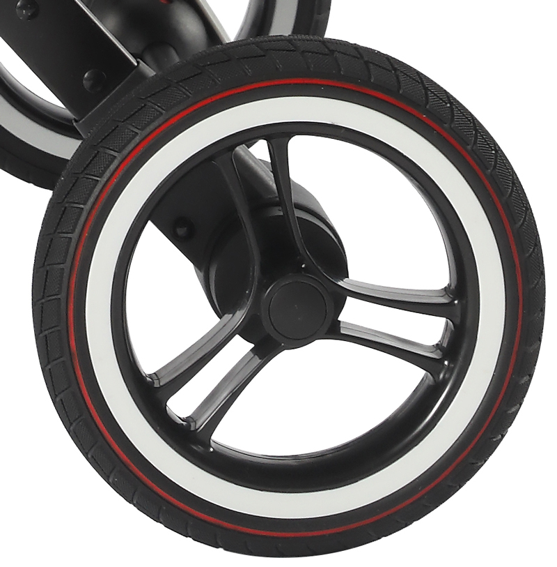 Прогулочная коляска Yoya Dearest 818 Plus Black большие задние колеса с протектором