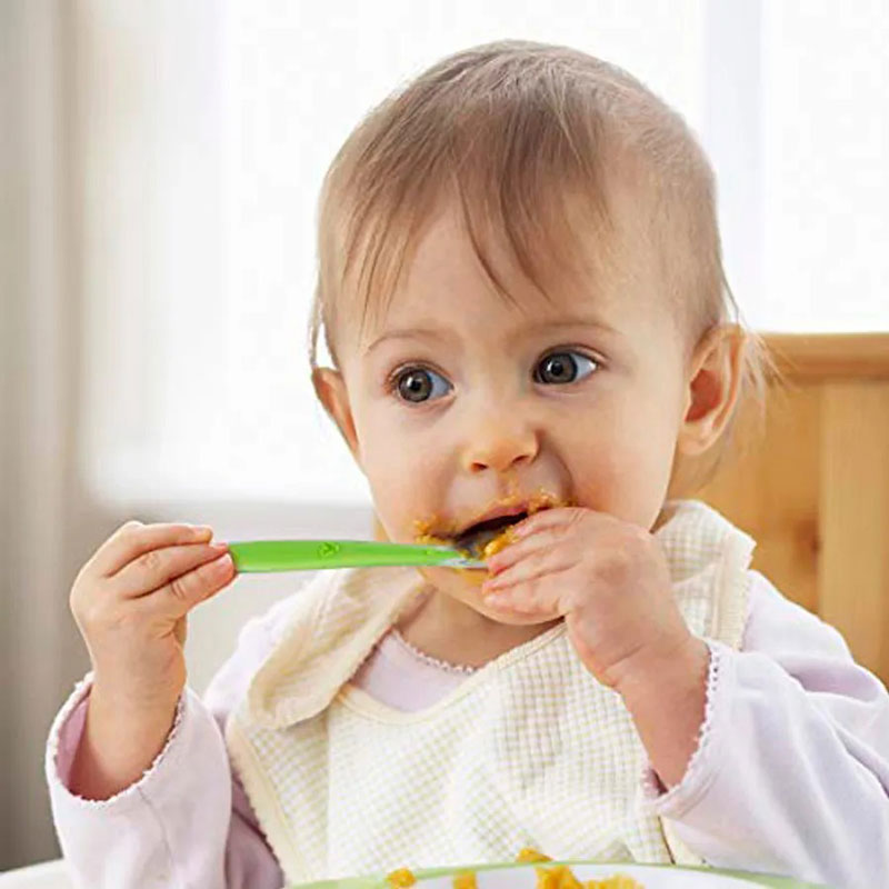 Набор силиконовых ложек Dearest для кормления и прикорма с этой ложечкой малыш учится кушать сам