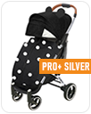Детская коляска Dearest Pro Plus Silver